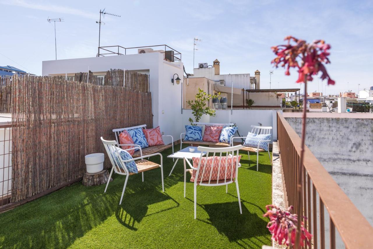 Tentudia Charming Apartments With Private Roof-Top Or Patio In San Bernardo By Ocityzen Sevilla Eksteriør billede