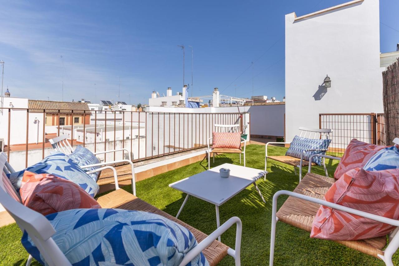 Tentudia Charming Apartments With Private Roof-Top Or Patio In San Bernardo By Ocityzen Sevilla Eksteriør billede