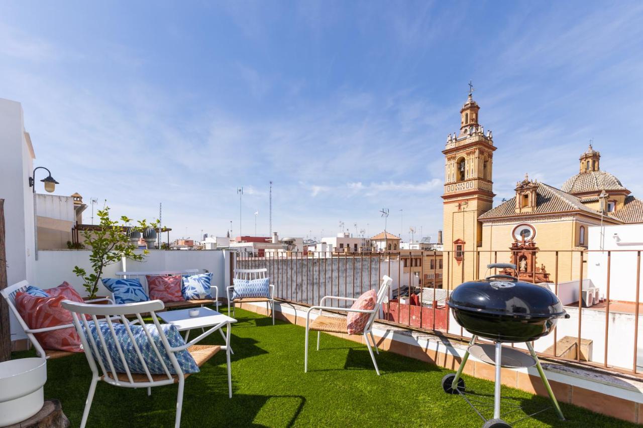 Tentudia Charming Apartments With Private Roof-Top Or Patio In San Bernardo By Ocityzen Sevilla Eksteriør billede